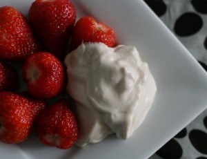 Strawberries and cream